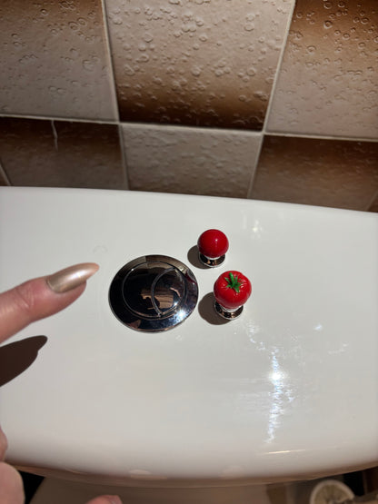 PrettyPress Nakładka ułatwiająca spłukiwanie wody Mini przyciski do toalety Ochrona tipsów