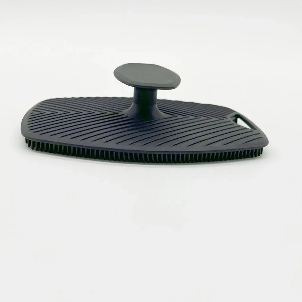 Miękka silikonowa szczotka do pilingu. Ręczny masażu ciała