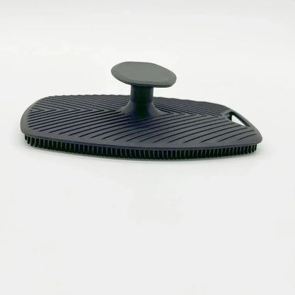 Miękka silikonowa szczotka do pilingu. Ręczny masażu ciała