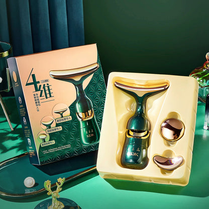 Masażer do twarzy, pielęgnacji skóry, ujędrniające i liftingujące, Masaż szyi i oczu