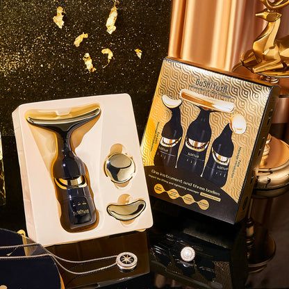 Masażer do twarzy, pielęgnacji skóry, ujędrniające i liftingujące, Masaż szyi i oczu