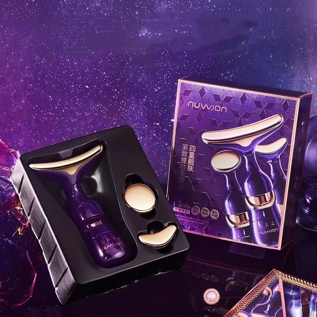 Masażer do twarzy, pielęgnacji skóry, ujędrniające i liftingujące, Masaż szyi i oczu