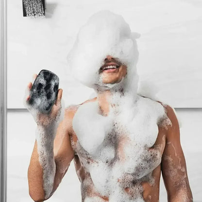 Miękka silikonowa szczotka do pilingu. Ręczny masażu ciała