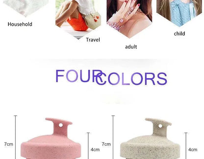 Silikonowa szczotka do rozprowadzania szamponu. Masażer głowy do kąpieli i pielęgnacji włosów