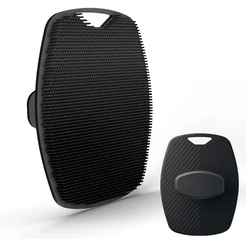 Miękka silikonowa szczotka do pilingu. Ręczny masażu ciała