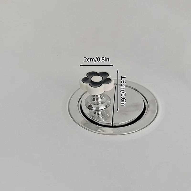 PrettyPress Nakładka ułatwiająca spłukiwanie wody Mini przyciski do toalety Ochrona tipsów